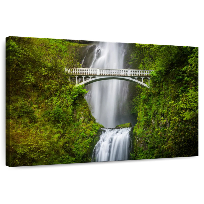 Alvord Multnomah Falls Bridge, 32" H x 48" W