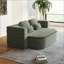 Canapés-lits | Canapé-lit convertible de 75 po | Chaise longue pliable avec couverture | Salon Studio de chambre à coucher | Velours côtelé | Vert sauge-123887238
