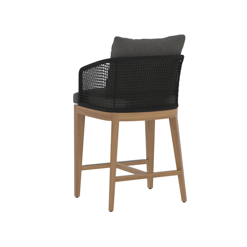 Capri Outdoor Teak Bar Stool