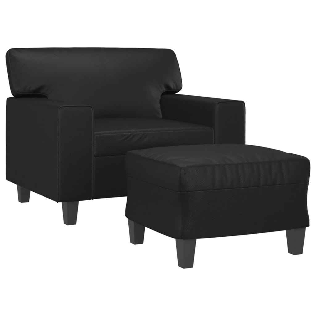 Ebern Designs Lambeth Vegan Leather Armchair | Wayfair