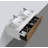 Leffler 55.1'' Double Bathroom Vanity with Manufactured Wood Top