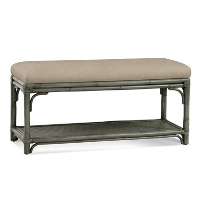 Banc de rangement en osier Summer Retreat