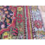 Tapis de zone en laine rouge/brun 3 pi 7 po x 4 pi 11 po one-of-kind à la main noué la Hurst