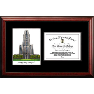 Orofino University of Pittsburgh Diploma Picture Frame