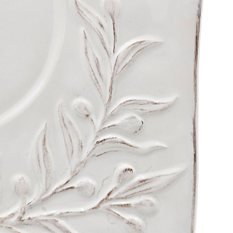Handmade Ceramic / Porcelain Metal Decorative Plate - Set of, 0.5" H x 8.5" W x 8.5" D