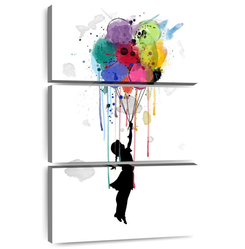 Leisha Drips Balloon, 57" H x 36" W