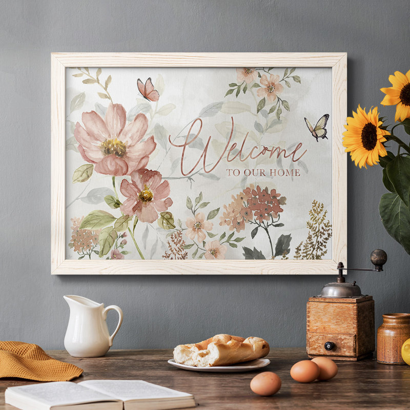Summers Welcome, reproduction d'art sur toile, Blanc, H 26 po x l 38 po x P 1,5 po