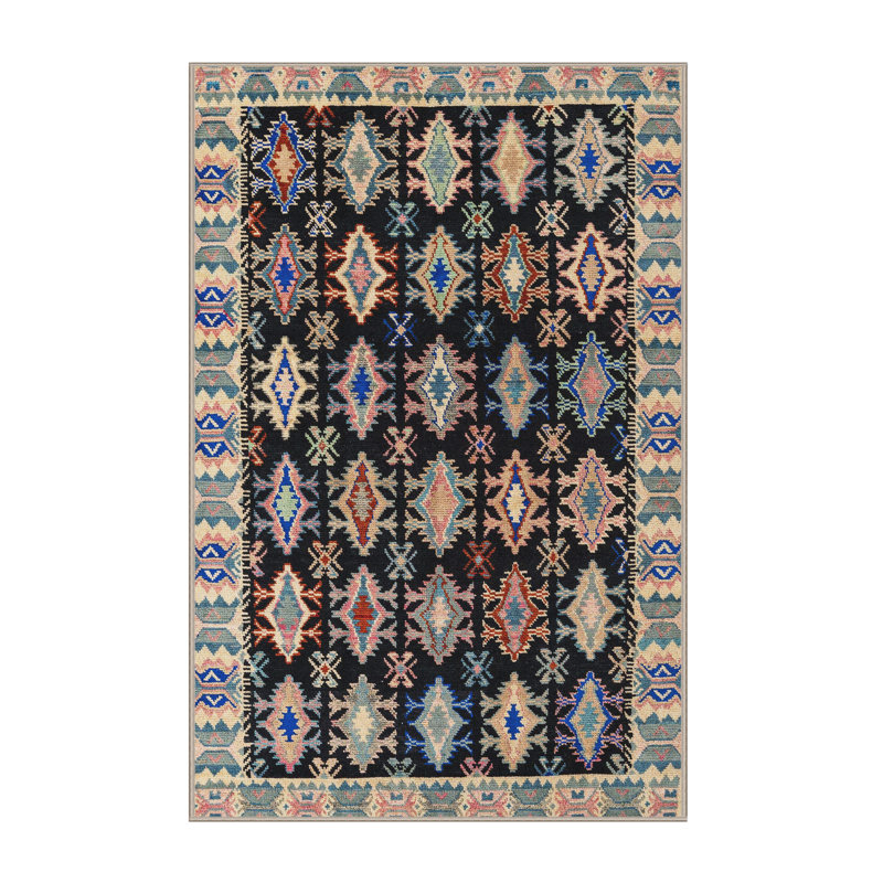Tapis abstrait moderne 4633, Rectangle de 2 pi x 3 pi