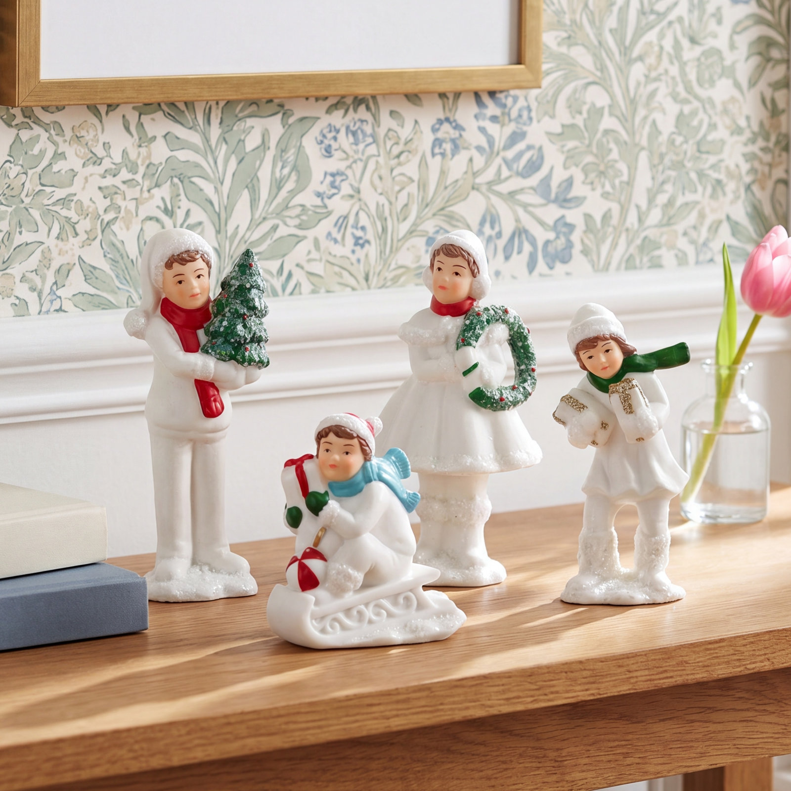 2.5-4.5" Porcelain Winter Children