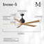 52" Irene 5-Blade Ceiling Fan with Wall Remote-570390767-570390760-570390759