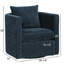 Fauteuil demi-tonneau Sutton