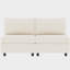 Canapé modulaire modulaire, coussin de dossier relaxable, chenille beige, 4, P 101,42 po x l 63,65 po H 32,02 po, poids 185,88 lb avec option de rangement, confortable, profondeur, largeur, hauteur,-1915069325-1915069322