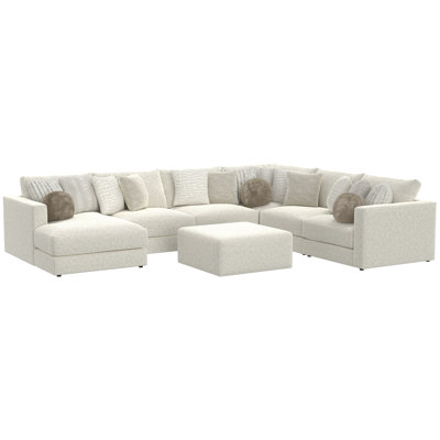 Ritzy 6-piece Modular Sectional (rsf Chaise) And 1 Included Cocktail Ottoman