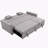 Convertible Sleeper Sofa Bed with Pullout Bed-106633592