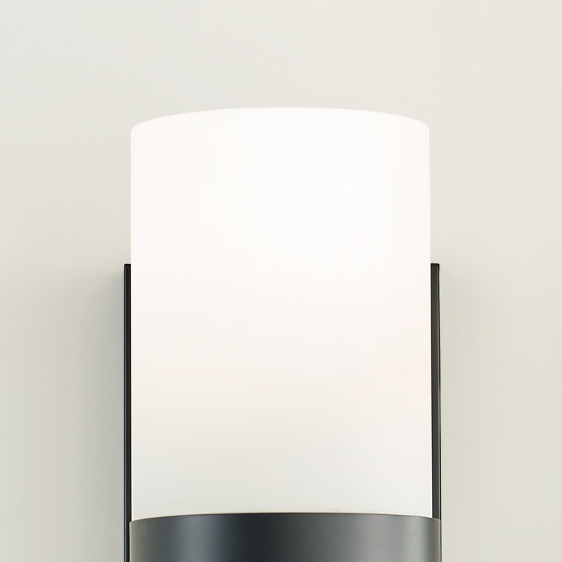 Zire 1 - Light Armed Sconce, No, Midnight Black