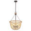Lustre 4 lumières 16,5 po Bolho