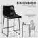 Julienn bar Stools with Back, Coutner Height Barstools for kitchen Island