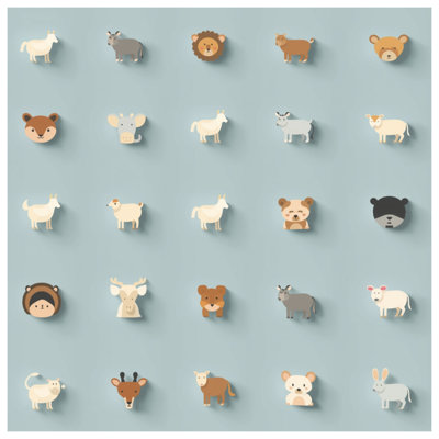 Édredon mignon avec des animaux