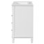 Meuble-lavabo de 30 po avec lavabo en céramique, deux tiroirs et tablette réglable - Rangement pratique pour les petits articles de toilette-1353958068
