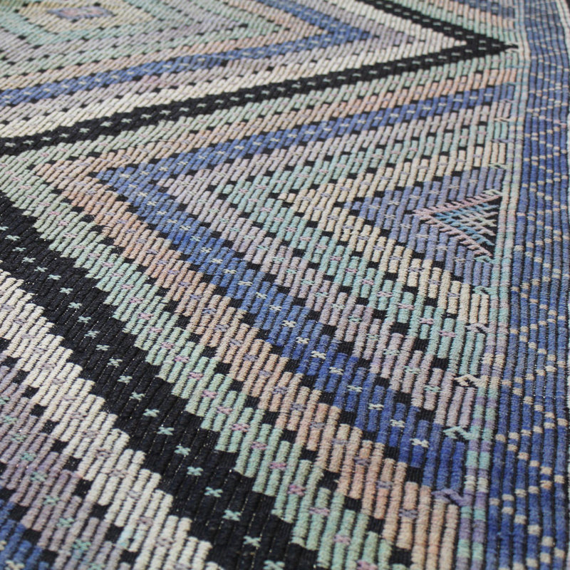 Jijim One-of-a-Kind 6'4" x 11'6" Flatweave Area Rug