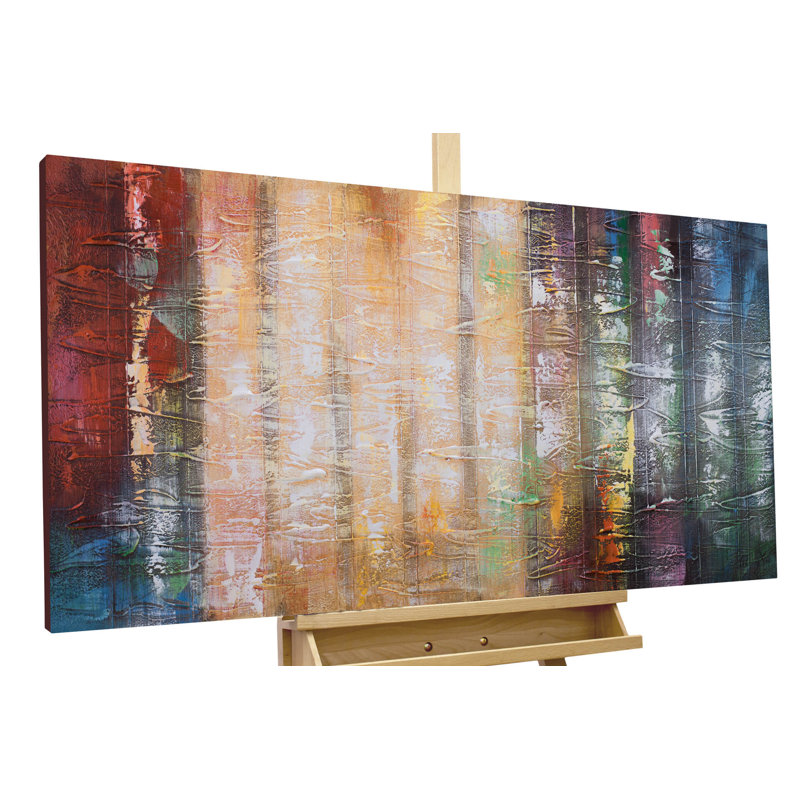 Hand -painted acrylic painting Gleaming Colors