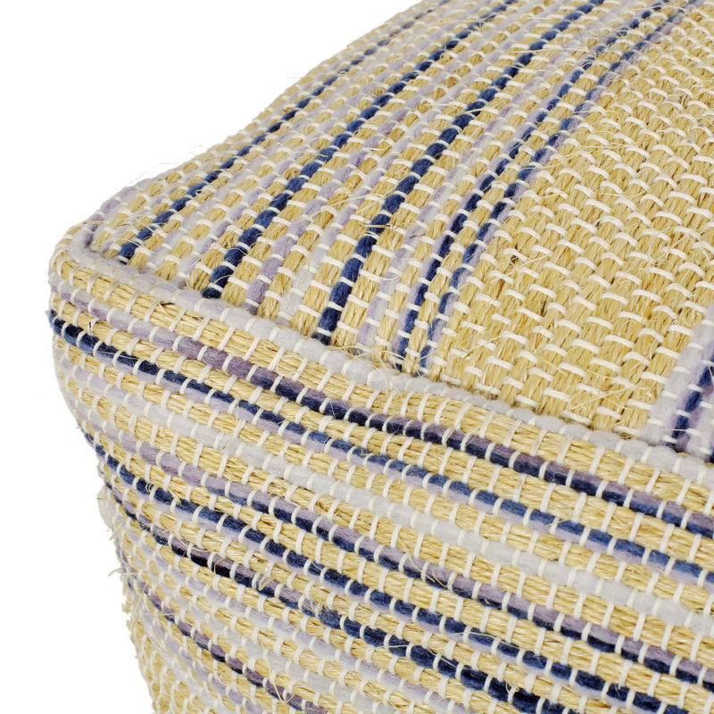 Pouf en tissu fabriqué à la main Western