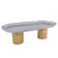 Guilded Gold Oval Serving Platter