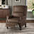 Faux Leather Pushback Recliner Chair For Living Room Bedroom RV
