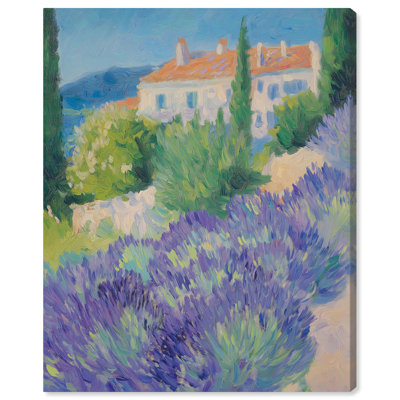 Lavender en Provence Canvas Vintage Farmhouse by Art Remedy