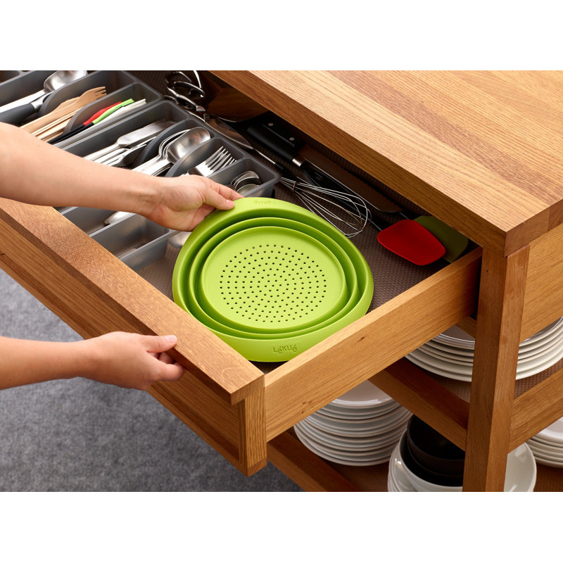 Passoire en silicone brillant, Vert