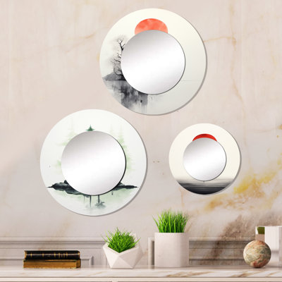 Eustorgios Metal Round Mirror