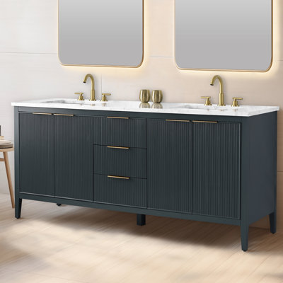 Meuble-lavabo double 72 po Bilroy
