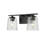 Mercer41 Cavanaugh 2 Light Vanity with Clear Woven Lattice Shade-172246911