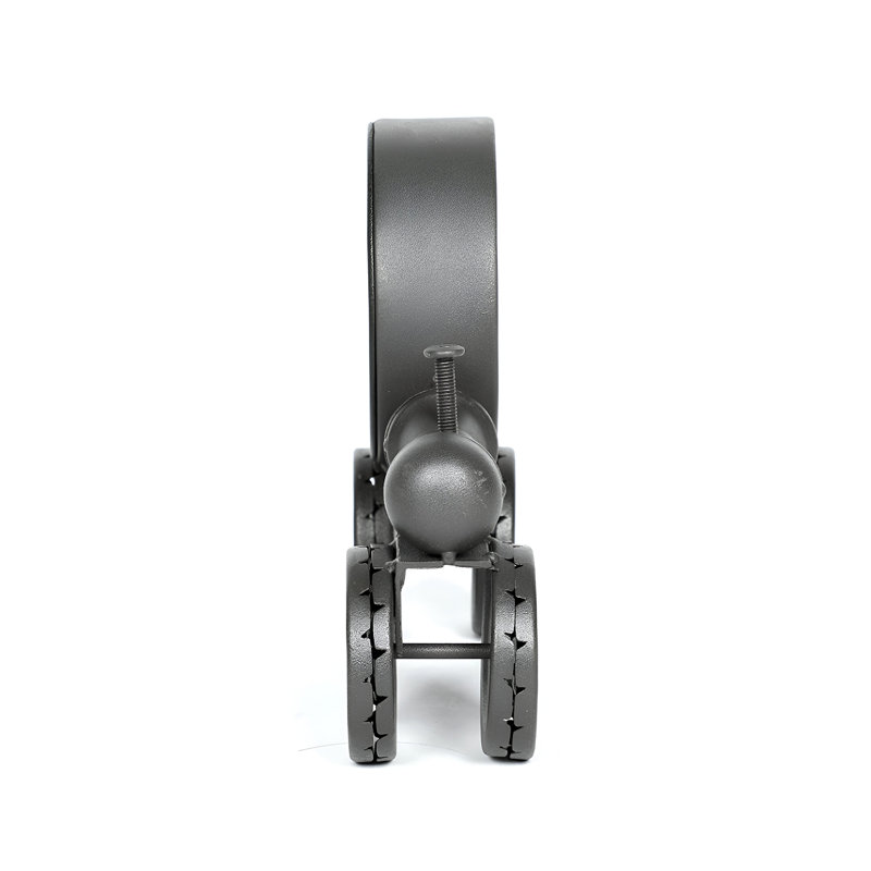 Analog Metal Battery Tabletop Clock Black