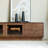 Solid wood simple large capacity TV cabinet-105868737