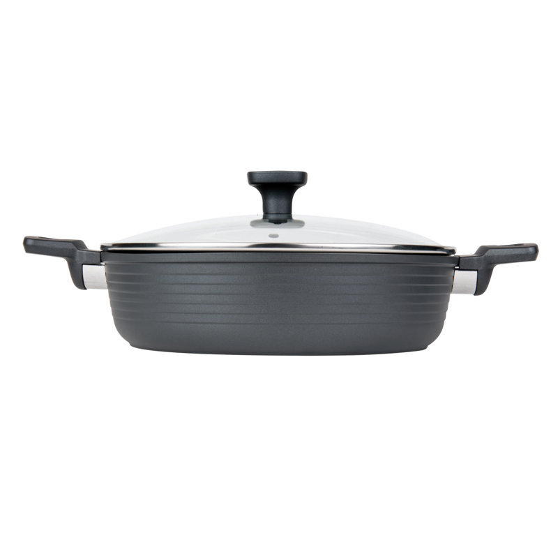 Moule à sauter en aluminium anti-adhérent 5 qt à couvercle principal