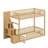 Compact Floor-Level Bunk Bed With Sturdy Ladder And Functional Under-Bed Storage-793515541