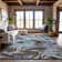 Premium Machine Washable Elize AMF1481 Floral Rug