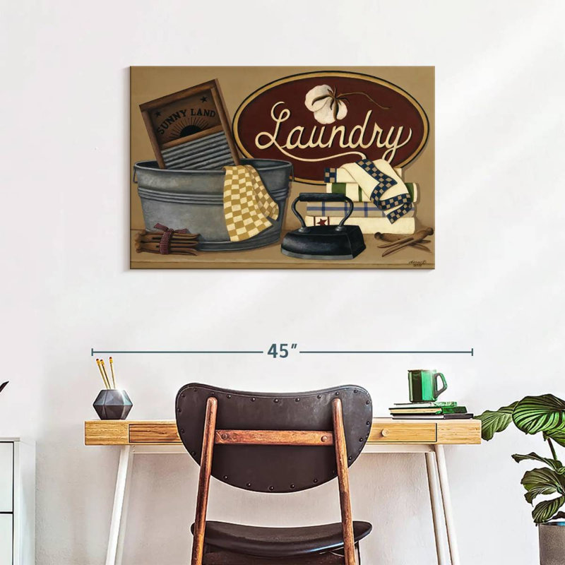 Tergel Vintage Laundry, 24" H x 36" W