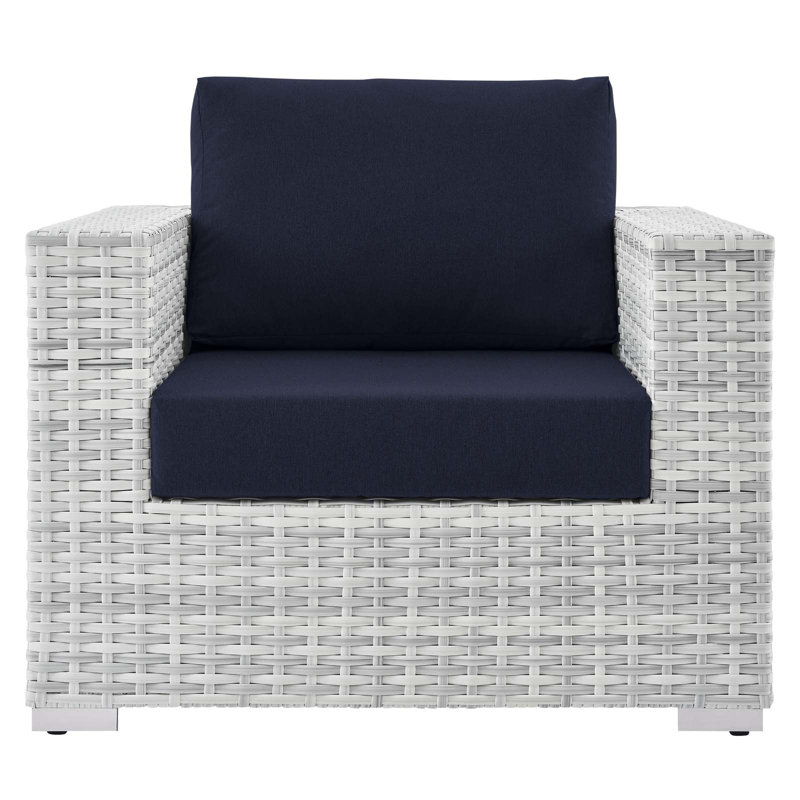 Fauteuil d'extérieur Convene, Sunbrella® bleu marine
