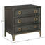 Triple Drawer Nightstand, Edgewater Finish