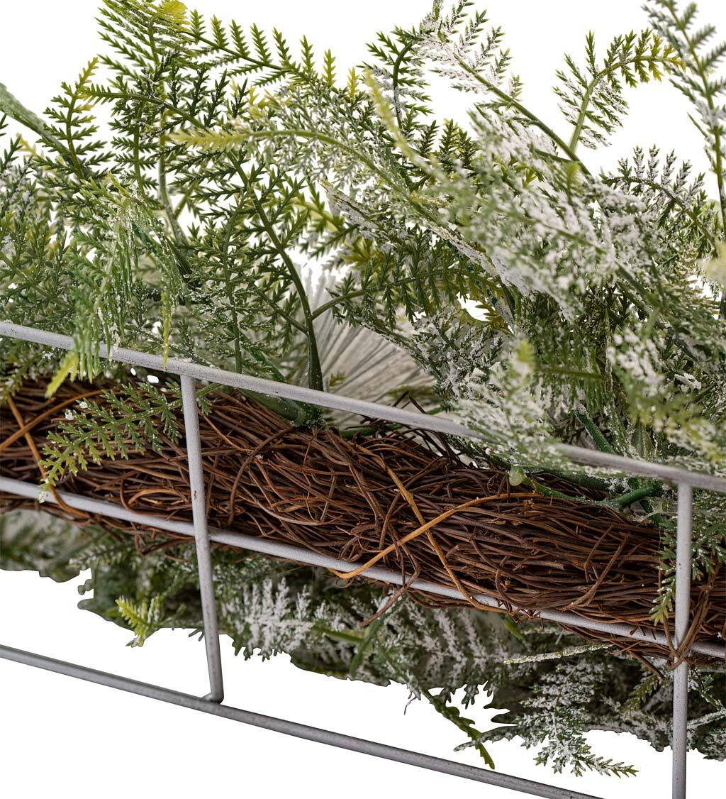 Lighted Bottlebrush Tabletop Tree Centerpiece