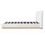 Grand lit plateforme tapissier à oreilles Modern-125528269
