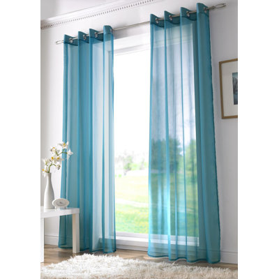 Jaxcen Sheer Curtain Single Panel