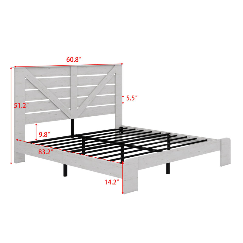 Tête de lit, tête de lit plateforme, grand rangement sous le lit, Blanc, Grand