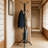 Freestanding Coat Rack With 12 Hooks And Umbrella Holder, Sturdy Metal Hall Tree For Entryway, Easy Assembly For Jackets, Hats, Bags, And Scarves