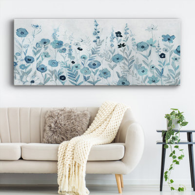 Endless Field of Blue sur impression sur toile