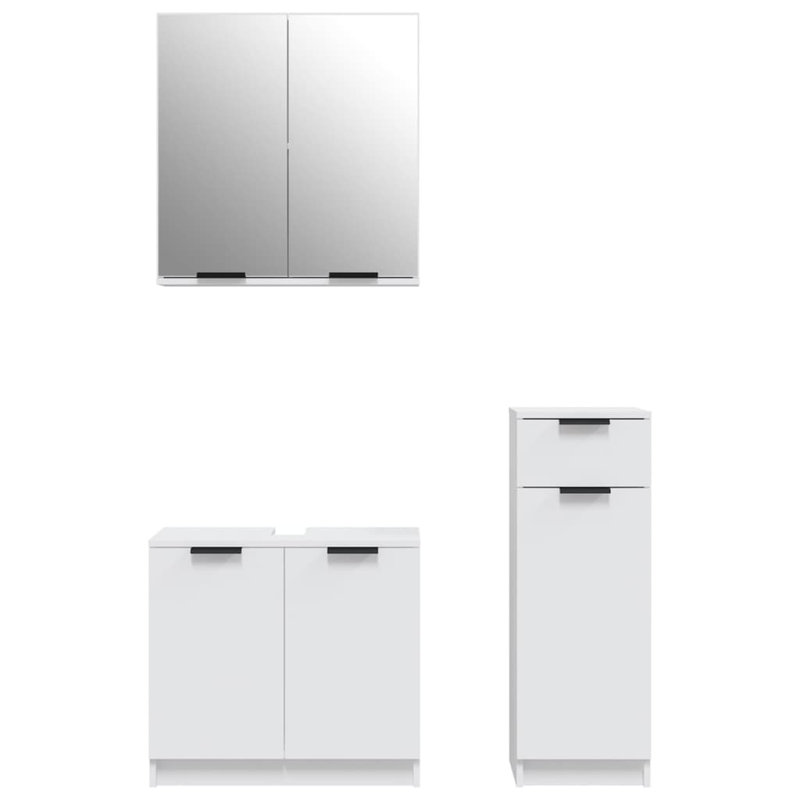 Kirol Bathroom Cabinet, White
