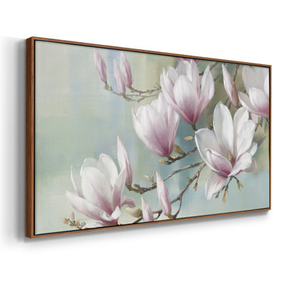 Magnolia Morning - Toile tendue avec châssis tendue, prête à accrocher