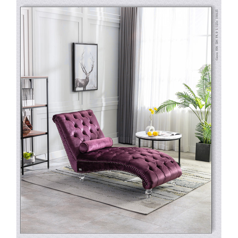 Canapé de loisirs avec pieds, Mauve